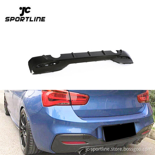 Carbon Fiber Rear Bumper Diffuser Lip for BMW F20/F21 120i M-Sport 2016-2018